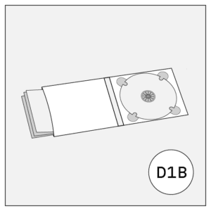 monotype monotypepressing cd audio dvd disc cover 4-panel digipack with 1 tray and pocket d1b