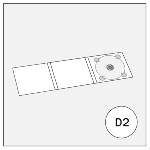 monotype monotypepressing cd audio dvd disc cover 6-panel digipack with 1 tray on the right d2