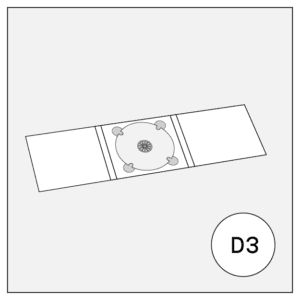 monotype monotypepressing cd audio dvd disc cover 6-panel digipack with 1 tray in the middle d3
