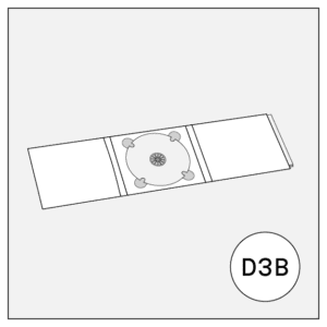 monotype monotypepressing cd audio dvd disc cover 6-panel digipack with 1 tray and pocket d3b