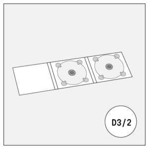 monotype monotypepressing cd audio dvd disc cover 6-panel digipack with 2 trays d3/2