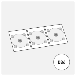 monotype monotypepressing cd audio dvd disc cover 6-panel digipack a5 with 3 trays d86