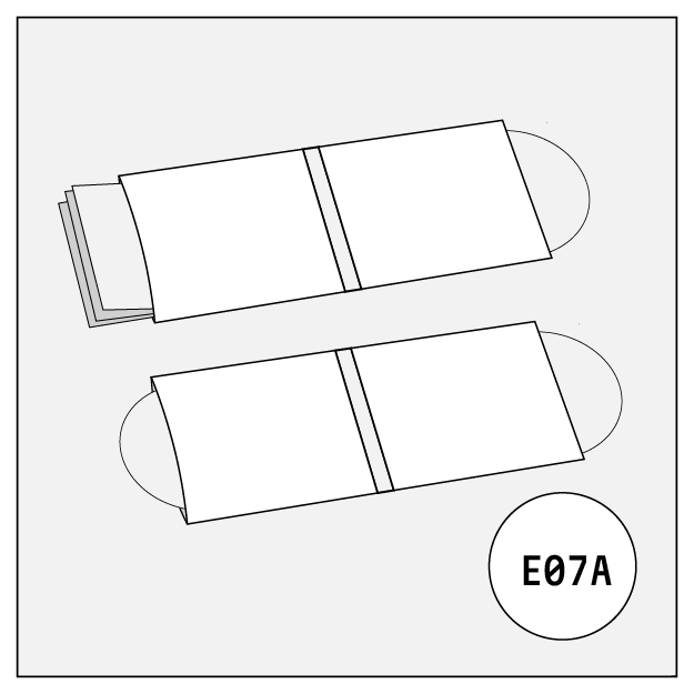 cd audio dvd disc cover 4-panel digisleeve with 2 pockets – gatefold type e07a