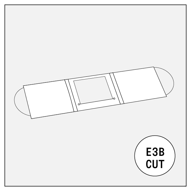 cd audio dvd disc cover 6-panel digisleeve with 2 pockets and cut for booklet e3b cut