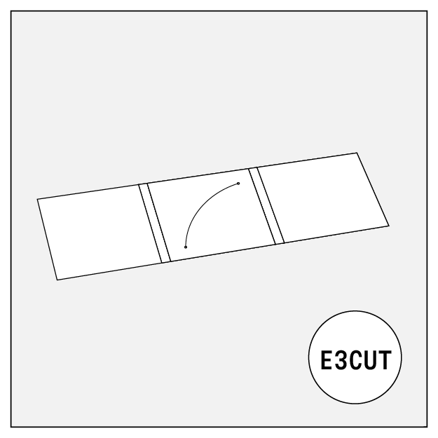 cd audio dvd disc cover 6-panel digisleeve with cut for cd e3 cut