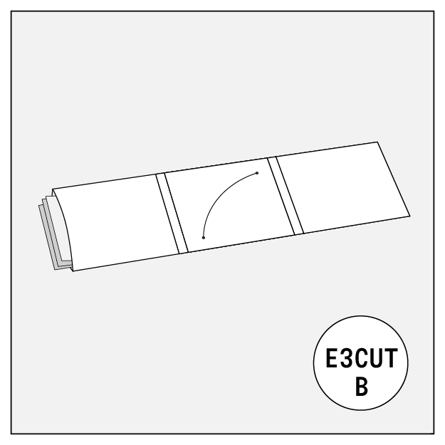 monotype monotypepressing cd audio dvd disc cover 6-panel digisleeve with cut for cd and pocket for booklet e3cutb
