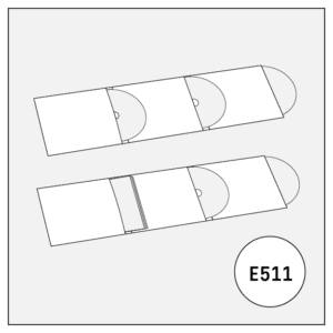 monotype monotypepressing cd audio dvd disc cover 6-panel digisleeve with 3 pockets e511