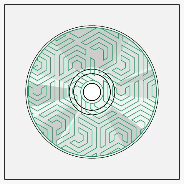 monotype monotypepressing cd audio dvd disc on body print pantone silver base