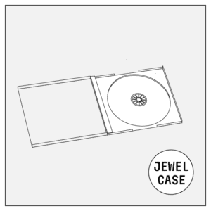 monotype monotypepressing cd audio dvd disc cover jewelcase transparent white