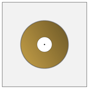 monotype monotypepressing vinyl colour solid gold 9223