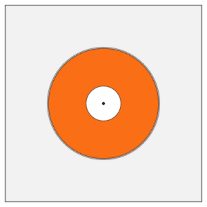 monotype monotypepressing vinyl colour solid orange 9350