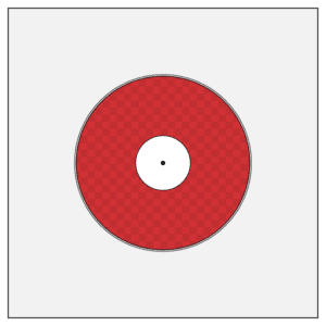 monotype monotypepressing vinyl colour transparent red 8287