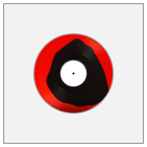 monotype monotypepressing vinyl colour effect colour in colour black red