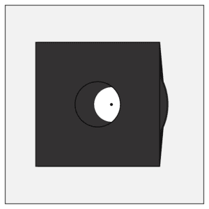 monotype monotypepressing vinyl innersleeve innerbag plain black