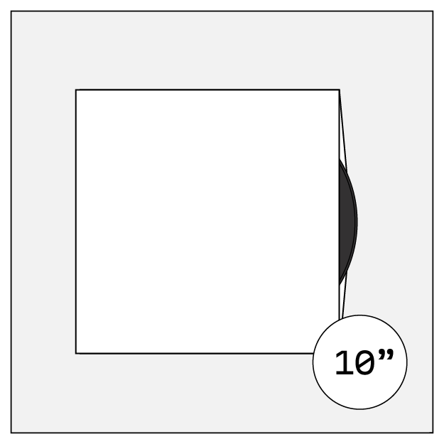 monotype monotypepressing vinyl innersleeve innerbag colour printed