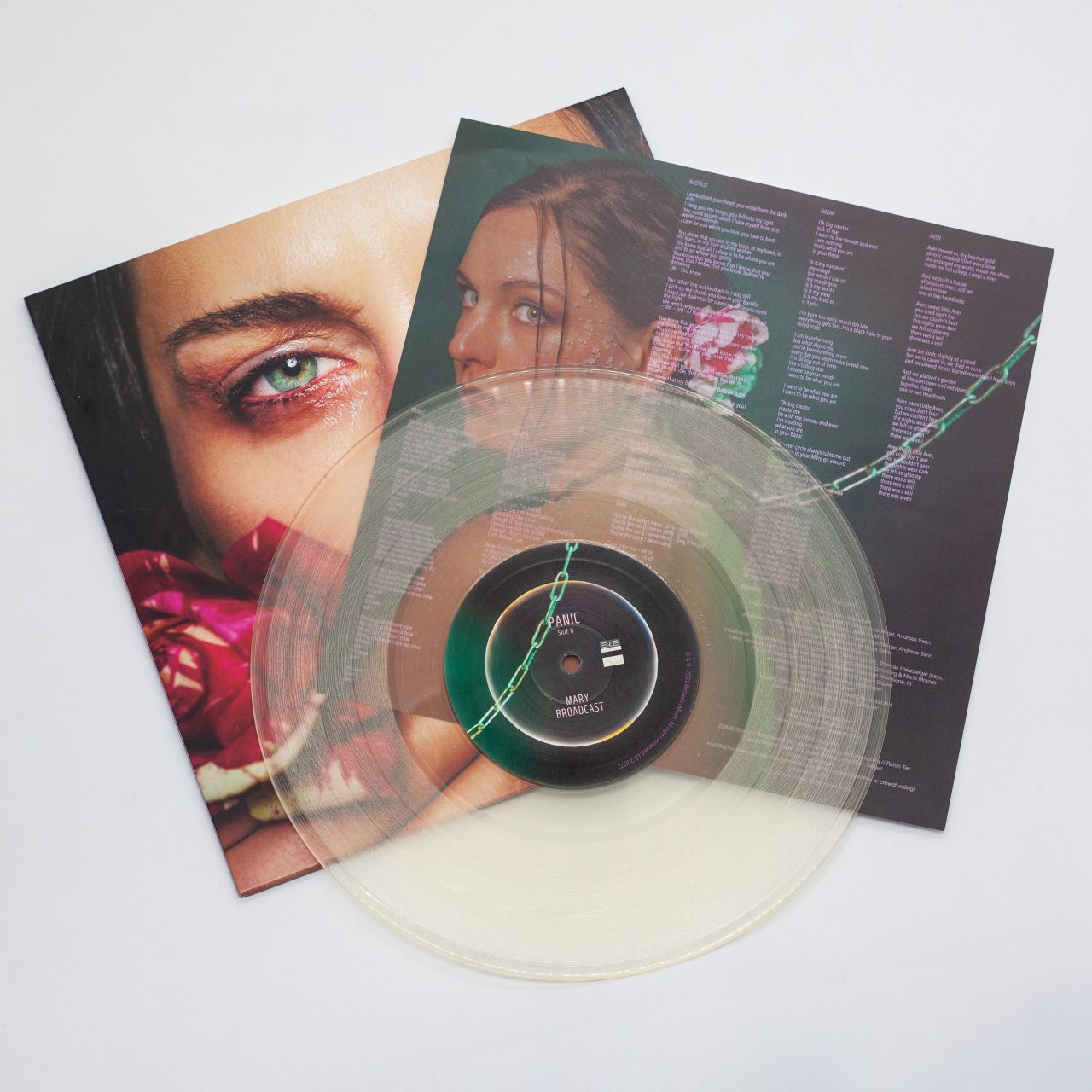 monotypepressing vinyl transparent outersleeve inlay