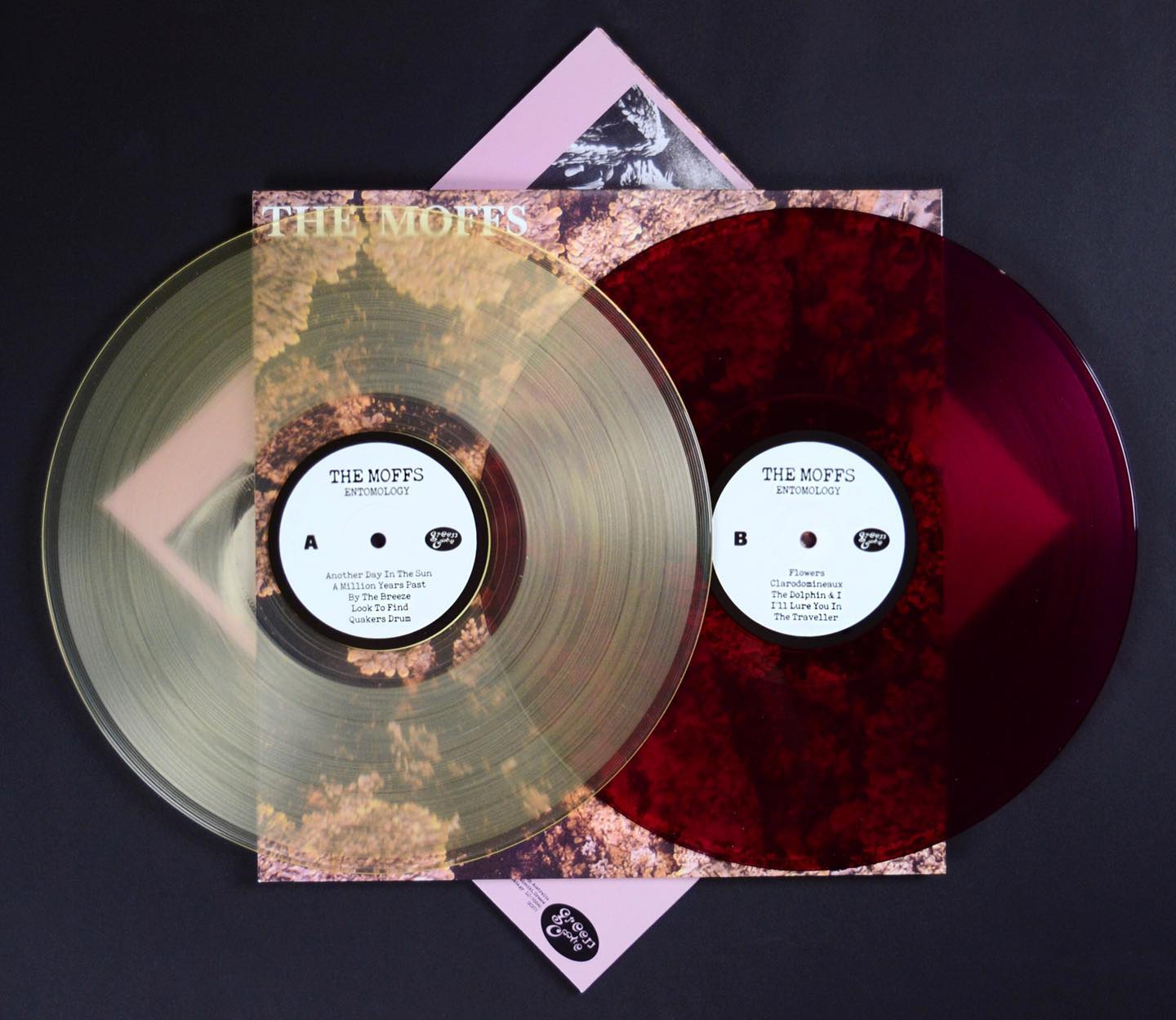 monotypepressing double vinyl transparent red outersleeve