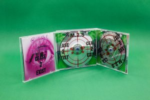 monotypepressing cd label onbody print cmyk silver base